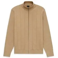 Bugatti Strickjacke "Regular Fit" mit Streifen in 3D-Optik