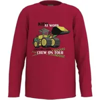 Kidsworld Langarmshirt "CONSTRUCTION crew on tour" Cooler Bagger Druck
