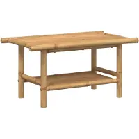 vidaXL Couchtisch 70x40x35 cm Bambus