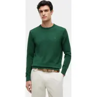 Tommy Hilfiger Essential Seasonal Cotton Street Green Größe: XL | Pullover Outlet | Herren | Grün