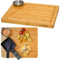 Dune Design DuneDesign 2er Set Raclettebrett Alpenschmaus mit Dipschale | Gr.: onesize