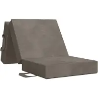 Syfax Klappsofa Bett 90 x 63 x 45 cm Hellgrau