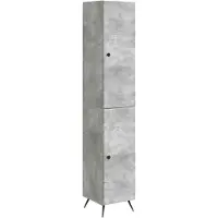 Syfax Schrankset 2 pcs Betongrau Holzwerkstoff