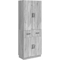 Syfax Schrankset 2 pcs Grau Sonoma Holzwerkstoff