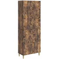 Syfax Schrankset 2 pcs Geräucherte Eiche Holzwerkstoff