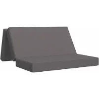 Syfax Klappsofa Bett 140 x 67 x 45 cm Hellgrau