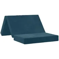 Syfax Klappsofa Bett 80 x 67 x 45 cm Blau