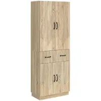 Syfax Schrankset 2 pcs Sonoma-Eiche Holzwerkstoff