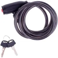 Martes Sport Martes - "Closer" Fahrradschloss PP15982 (1500 mm x 10 mm) (Schwarz)