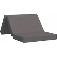 Syfax Klappsofa Bett 100 x 67 x 45 cm Hellgrau