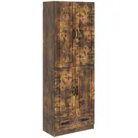 Syfax Schrankset 2 pcs Geräucherte Eiche Holzwerkstoff