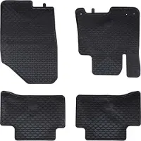 Syfax Autofußmatte 4 pcs Schwarz Geeignet für TUCSON 2020- Gummi
