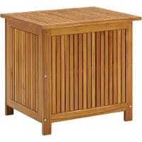 vidaXL Garten-Aufbewahrungsbox 60x50x58 cm Massivholz Akazie