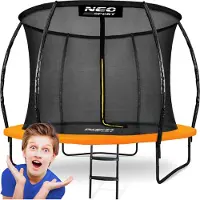Neo-Sport 8ft/252cm profiliertes Gartentrampolin mit Innennetz