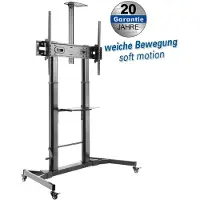 My Wall HP 104, 100 kg, 152,4 cm (60"), 2,54 m (100"), 1000 x 600 mm, Höhenverstellung, Schwarz