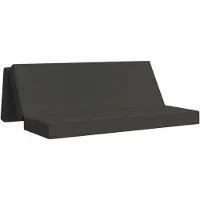 Syfax Klappsofa Bett 200 x 67 x 45 cm Dunkelgrau