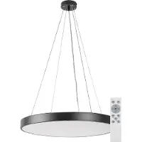 Rabalux 71041 Pendelleuchte Tesia, 60W, 2700lm, schwarz-weiß, rund, Modern, dimmbar, ø600mm