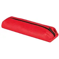 Herlitz Schüleretui Faulenzer Origami Polyester 200x65mm Flame red Packung mit 2 Stück