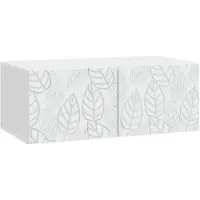 vidaXL Wandmontierter TV-Schrank 59,5 x 41 x 30 cm Weiß Holzwerkstoff
