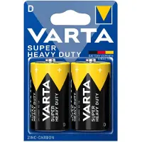 Varta 2020, Einwegbatterie, D, Zink-Karbon, 1,5 V, 2 Stück(e), Gelb