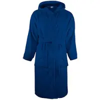 The One Towelling - Morgenmantel für Herren/Damen Unisex, mit Kapuze (Dunkles Marineblau)