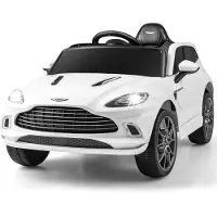 Coast 12V Aston Martin DBX Kinderauto mit 2,4g Fernsteuerung 1,4-2,5 km/h weiß