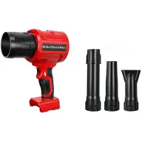 Jojomino Akku-Turbogebläse für , 20-V-Akku, 40.000 U/Min, Jet-Ventilator-Gebläse für Rasenpflege, Terrassenreinigung und Staubentfernung