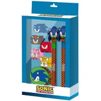 KARACTERMANIA Sonic The Hedgehog Schreinset 8 Einheiten One Size