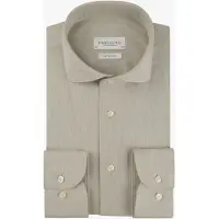 Profuomo Herren Hemden Cotton Linen - Zand - Größe 40