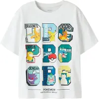 Name it T-Shirt - Noos - NkmJulio - Bright White/Pokémon - - 13-14 Jahre (158-164) - T-Shirts