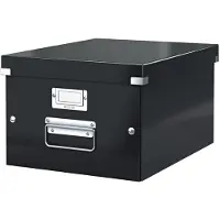 Leitz Ablagebox Click & Store A4 schwarz Packung mit 6 Stück