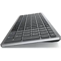 Dell Pro Plus kompakte Tastatur und Maus – KM7120W - US international (QWERTY), Volle Größe (100%), Kabellos, RF Wireless + Bluetooth, QWERTY, Grau, Titan, Maus enthalten