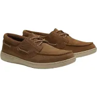 Timberland Herren Portofino Pier Bootsschuhe Medium Beige Veloursleder-Schuhgröße 46