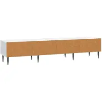 vidaXL TV-Schränk mit Schubladen Weiß 147 x 34,5 x 30 cm Holzwerkstoff