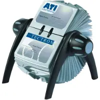Durable Rollkartei Visifix-Flip, für 400 Karten, schwarz
