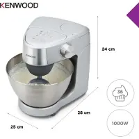 Kenwood KHC29A.R0SI, 4,3 l, Silber, 1,6 kg, 8 Eier, 36 Stück(e), 500 g
