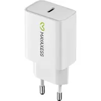 Avizar Mayaxess, USB-C Ladegerät 20W Schnellladung für Samsung Galaxy S25 Ultra, Weiß