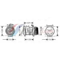 Ava Cooling Kompressor, Klimaanlage JRK031