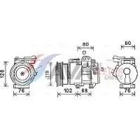 Ava Cooling Kompressor, Klimaanlage KAAK244