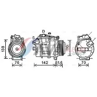 Ava Cooling Kompressor, Klimaanlage BWAK427