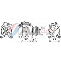 Ava Cooling Kompressor, Klimaanlage BWAK489