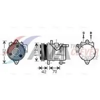 Ava Cooling Kompressor, Klimaanlage KAK168