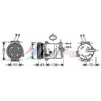 Ava Cooling Kompressor, Klimaanlage FTAK334