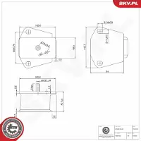 ESEN SKV Lagerung, Motor 75SKV468