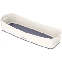 Leitz Aufbewahrungsschale MyBox länglich ABS weiß/grau Packung mit 4 Stück