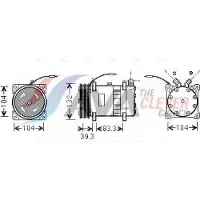 Ava Cooling Kompressor, Klimaanlage UVAK056