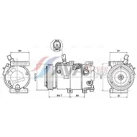 Ava Cooling Kompressor, Klimaanlage KAAK346