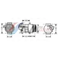 Ava Cooling Kompressor, Klimaanlage MSK576