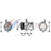 Ava Cooling Kompressor, Klimaanlage BWAK059