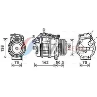 Ava Cooling Kompressor, Klimaanlage BWAK428